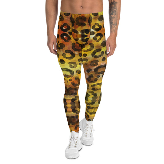 Leopard Pattern Men's Leggings
